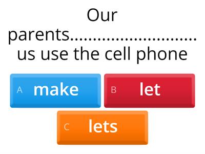 Let - be allowed - make 1