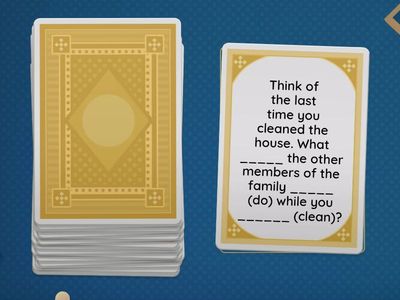 GRAMMAR SPEAKING: present simple/ present continuous/ past simple/ past continuous