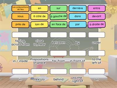 3B Prépositions de lieu