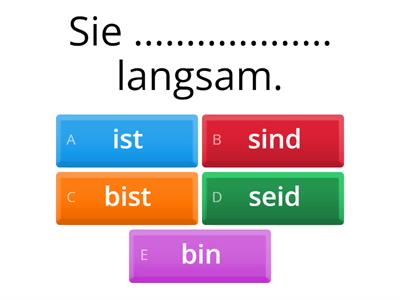  Verb "sein"