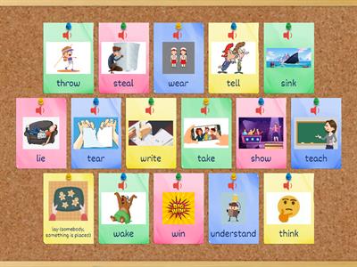 Past Simple irregular verbs - Part 5