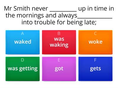 Past Simple vs Past Continuous