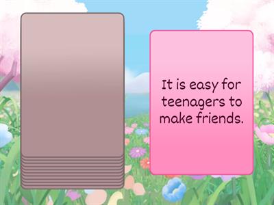 Go Getter 3 Unit 8.4 Talk about teenagers: agree or disagree