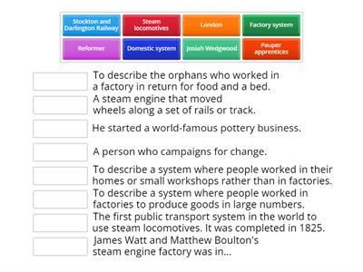 Chapter Seven: The Industrial Revolution from farming to factories