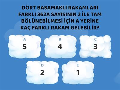 BÖLÜNEBİLME KURALLARI -MATEMATİK EĞİTİMİ ARAŞTIRMALARI