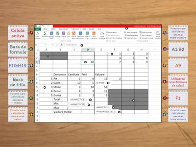 Formule si functii in EXCEL