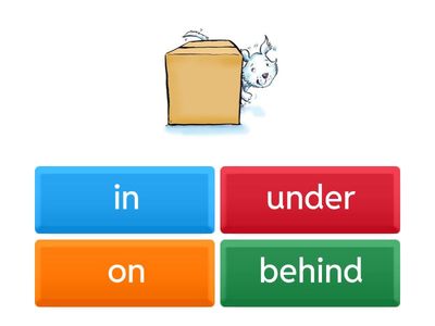 Prepositions of place