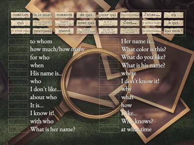 6th Grade Question Words 