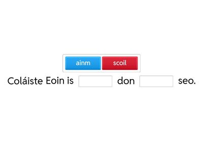 Coláiste Eoin- An t-am