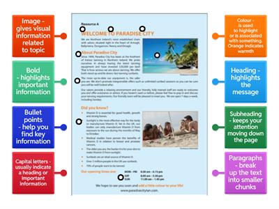 Layout Features - match up