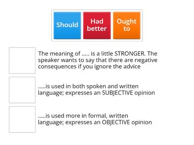 Modal Verbs Advice