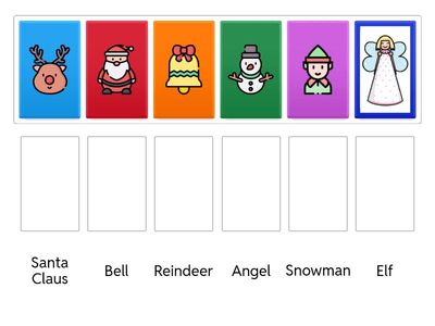Christmas Vocab Primary 1-2 EFL