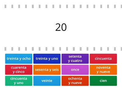 Lectura y escritura de numeros hasta el 100