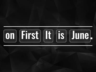 ILSS 5 - Unit 2 (Reorder the words)