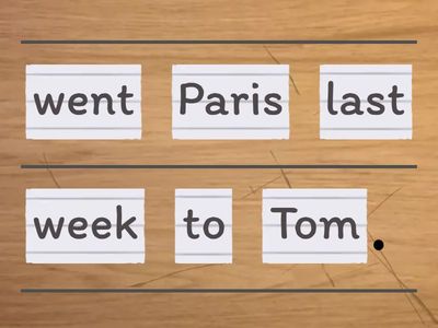 past tense sentences practice 