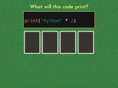 Python Functions Quiz