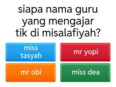 PELAJARAN TIK KELAS 4