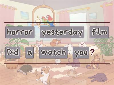 Past Simple negative & interrogative forms sentences