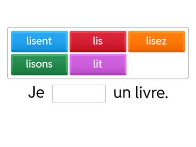 Dire - lire - mettre