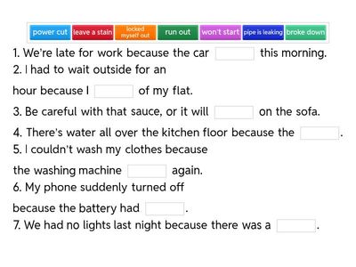 minor problems hw sentences