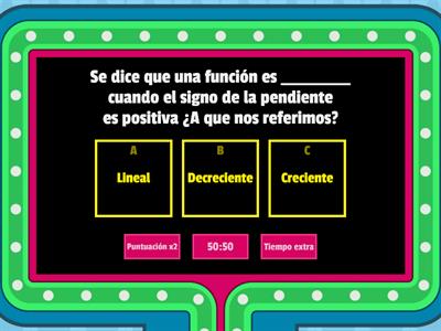 Función lineal y afín - 4°SDB