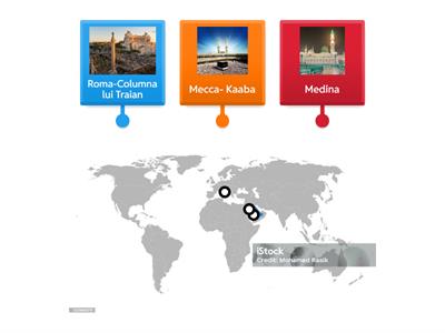 Localizează pe hartă si explică importanța lor