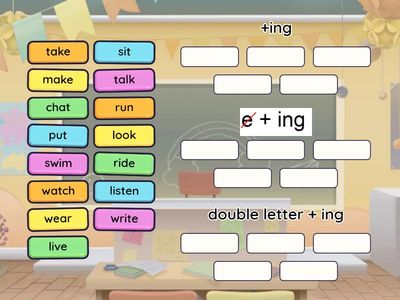 GI A2+ U3 Spelling rules -ing