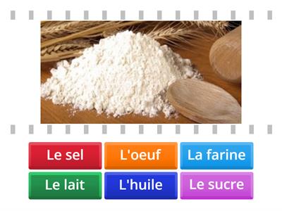 Recette - les ingredients 