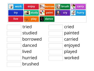 Past Simple Regular Verbs