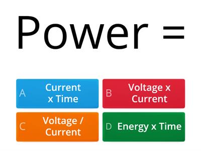 l.c. physics Power Quiz