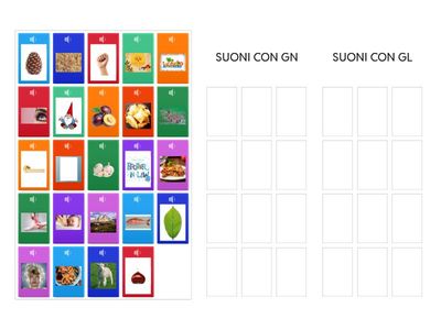 SUONO GN / GL - Esercizio raggruppamento