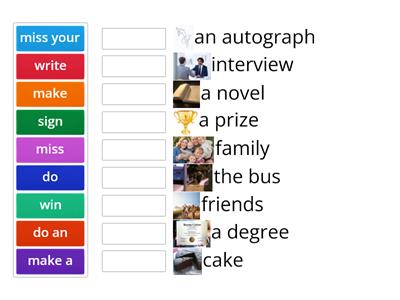 Think 2 unit 1 collocations