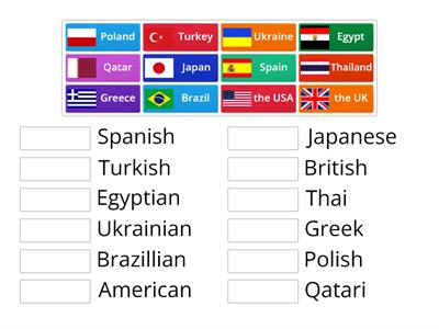 Nationalities