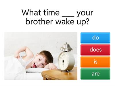 Simple present - trabalho de inglês