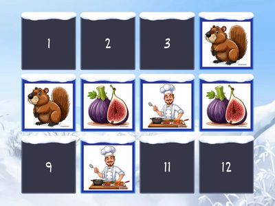 Найди пару. Автоматизация звука [р] в конце слова