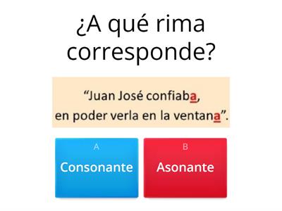 Rimas Consonante y Asonante