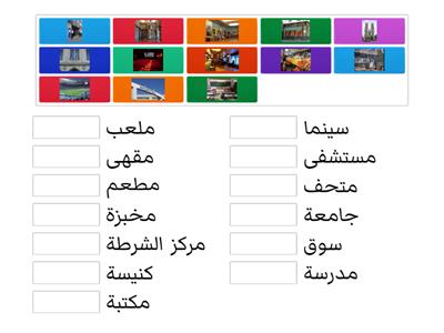 Vocabulaire ville ARABE A1