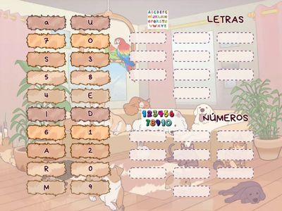 ¿Letra o número? - Conciencia de lo impreso.