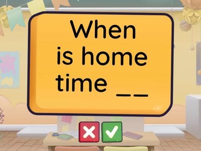 Question mark or Full stop