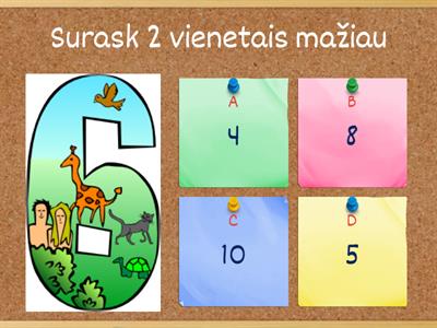 SURASK 2 VIENETAIS MAŽIAU