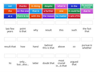 transition words and conjunctions 1