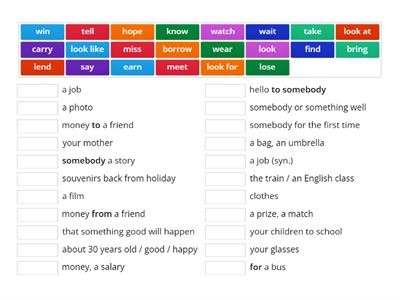 Pre-Intermediate Confusing Verbs