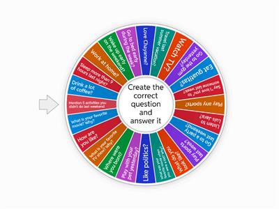 Word Order in Questions (Simple Present & Simple Past)