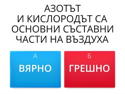 СВОЙСТВА И СЪСТАВ НА ВЪЗДУХА