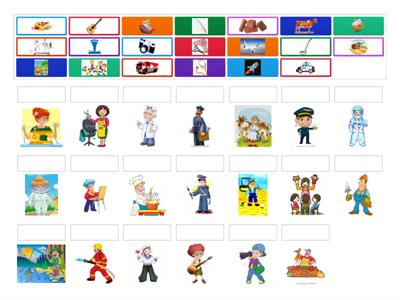 Игра "Профессии" для дошкольников