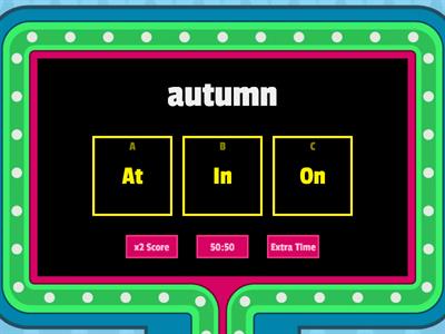 Prepositions of time