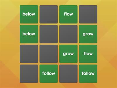 Matching Pairs - Spelling Game