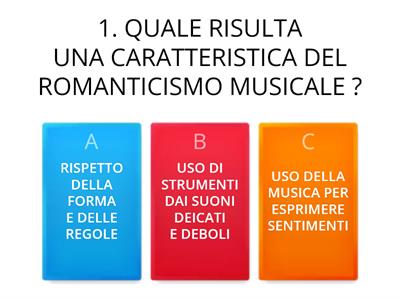 LA MUSICA ROMANTICA ( SOMMATIVA )