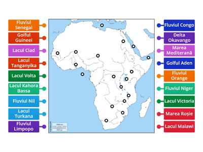 Africa - elemente de hidrografie