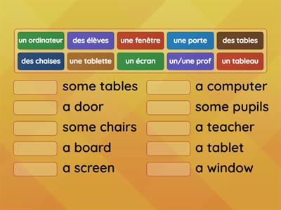 Voici ma salle de classe - Dynamo 1 Module 1 Unit 2